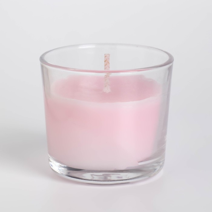 Свеча ароматическая в стакане АЛАНИЯ "Пион", 5,5 см