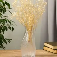 Ваза стекло настольная "Дженис" 25х12х8 см, прозрачный