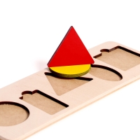 Рамка-вкладыш &laquo;Простая геометрия&raquo; 5 деталей, 28 &times; 9,5 &times; 0,8 cм