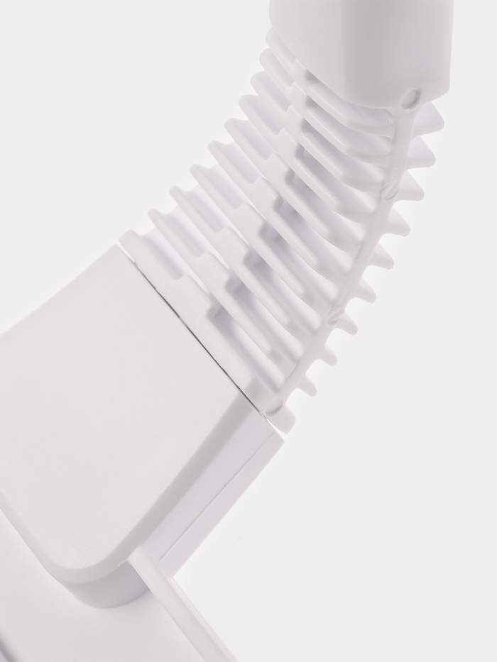 Окномойка гибкая, 5 насадок, с заглушкой, составная 4х секционная ручка, 138 см