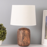 Настольная лампа "Осень" 1х15Вт Е14 бронза 23х23х35см