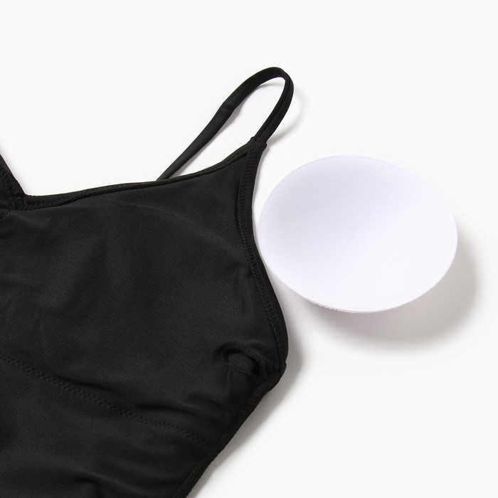 Купальник слитный женский однотонный MINAKU цвет чёрный, размер 44 Купальник слитный женский однотонный MINAKU цвет чёрный, размер 44