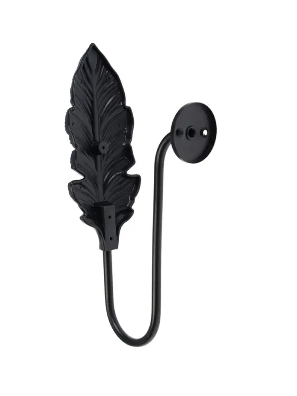 Крючок для штор CAPPIO KS041, цвет черный с золотом, набор 2 шт