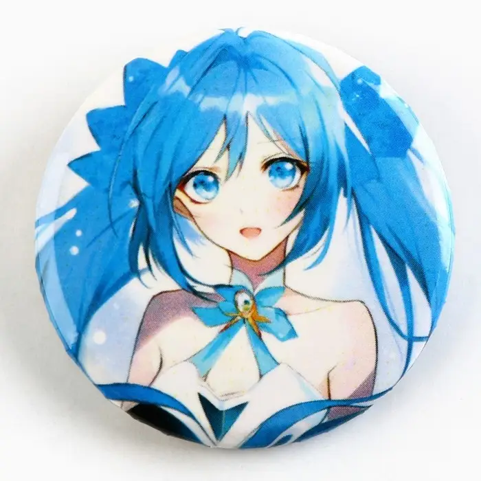 Значки закатные &laquo;Аниме девочки&raquo;, 38 мм, МИКС