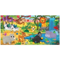 Пазлы 8 в 1 &laquo;Животные Африки&raquo;, двусторонние, 32 детали