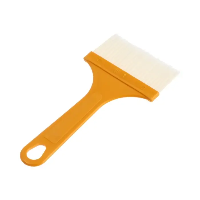 Кисть плоская ЛОМ промо, искусственная щетина, пластиковая рукоятка, 90 мм