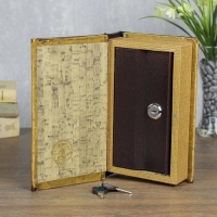 Сейф дерево книга Классика русской рыбалки 21*13*5 см