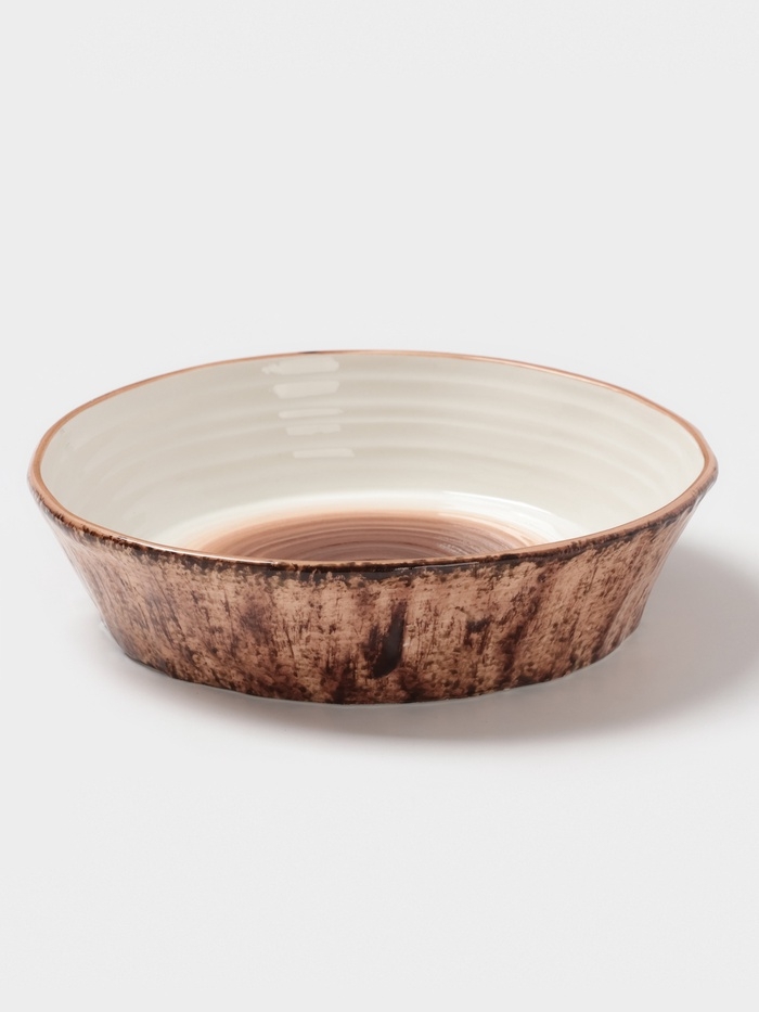 Тарелка глубокая Magistro "Wood" 18см 18,2х4,2 см