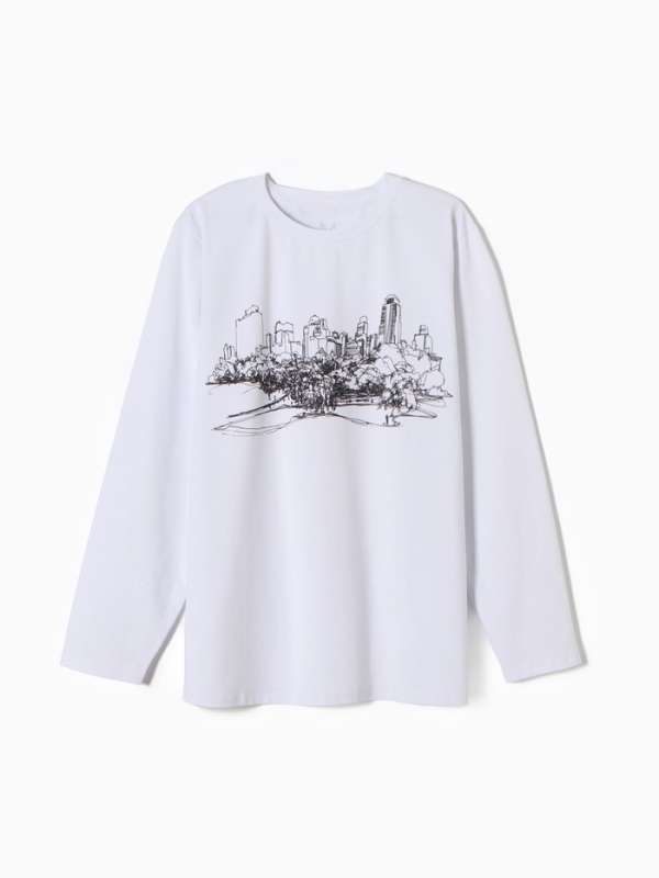 Джемпер (лонгслив) мужской MINAKU: City, цвет белый, р-р 44