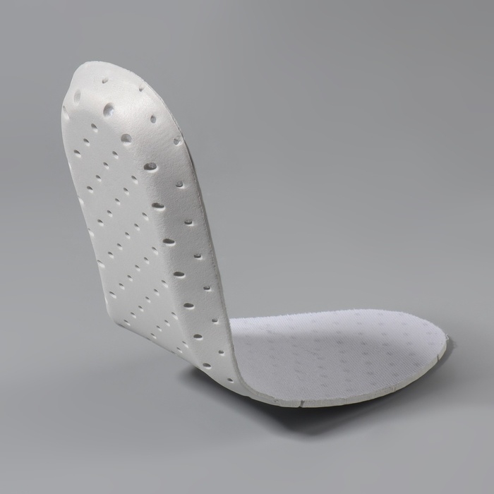 Стельки для обуви, универсальные, дышащие, р-р RU до 44 (р-р Пр-ля до 46), 28 см, пара, белые