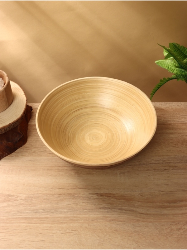 Салатник 25х25х8 см, бамбук