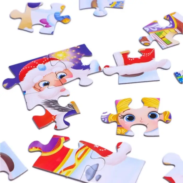 Пазл &laquo;Дед Мороз и Снегурочка&raquo;, 24 детали