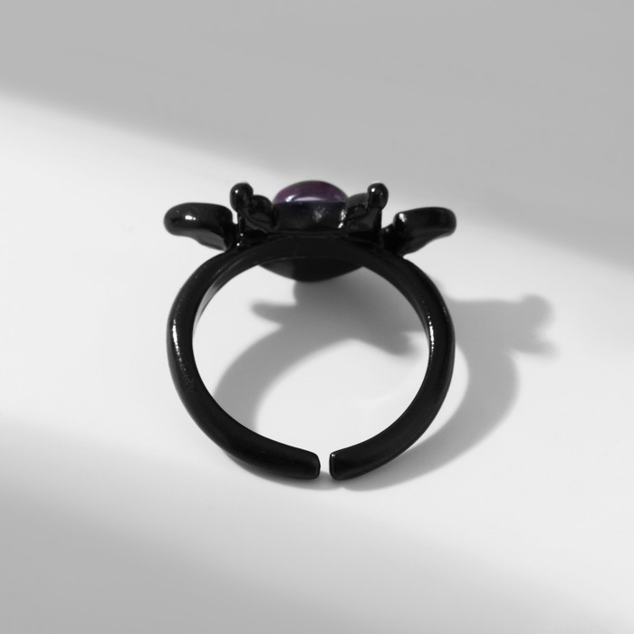 Кольцо «Монстрик» с крылышками, цвет чёрный, безразмерное Кольцо «Монстрик» с крылышками, цвет чёрный, безразмерное