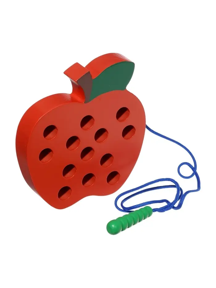 Шнуровка для  малышей древянная