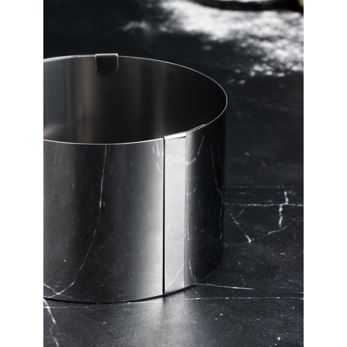 Форма для выпечки и выкладки с регулировкой размера &laquo;Круг&raquo;, h-12 см, d-20-38 см