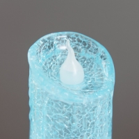 Ночник "Голубая свеча" LED 1Вт от батареек 3хLR44 голубой 5х5х16см RISALUX Ночник "Голубая свеча" LED 1Вт от батареек 3хLR44 голубой 5х5х16см RISALUX