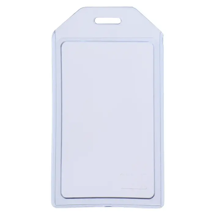 Бейдж вертикальный 54 х 85 мм, ErichKrause прозрачный корпус