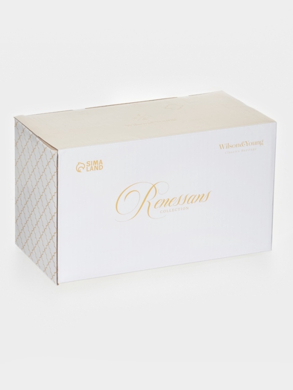 Набор сервировончый 2 шт WY "Renessans" Молочник 265 мл, сахарница 300 мл