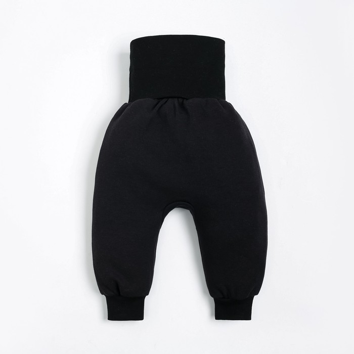 Ползунки-штанишки Крошка, Я BASIC LINE, рост 68-74 см, черный
