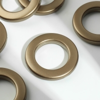 Люверсы для штор, d = 3,4/5,5 см, 10 шт, цвет бронзовый Люверсы для штор, d = 3,4/5,5 см, 10 шт, цвет бронзовый