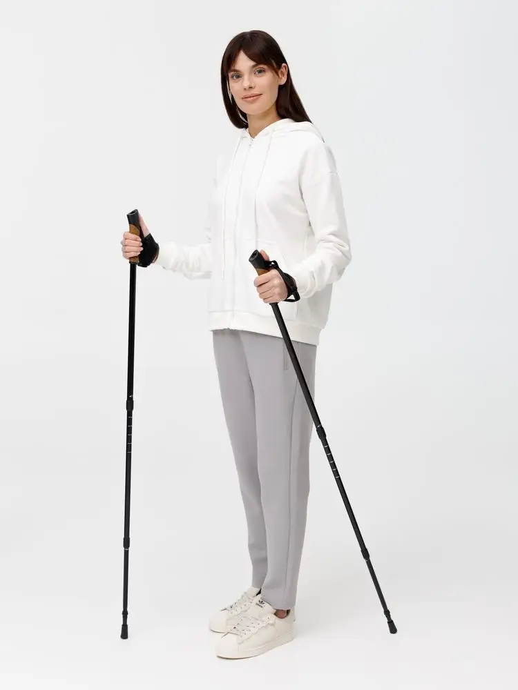 Палки для скандинавской ходьбы Trekk, черные