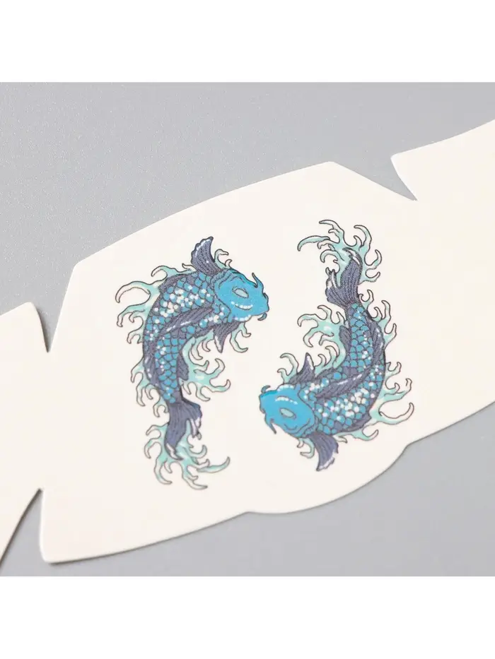 Переводная тату на тело цветная &laquo;Веснушки. Волна&raquo;, 16&times;5 см