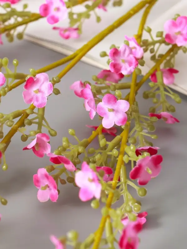 Цветы искусственные "Вероника Георгия" 92 см, розовый