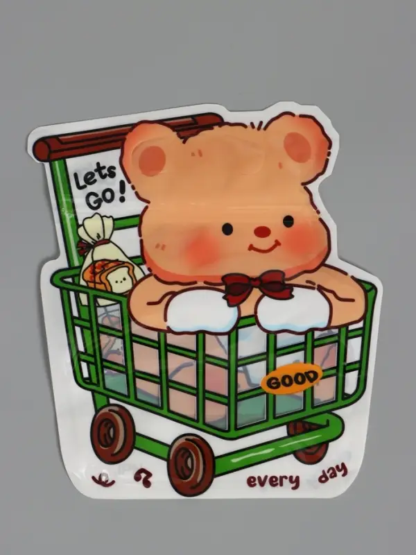 Пакет подарочный, "Корги", с zip-lock застежкой, 16x18+3,5