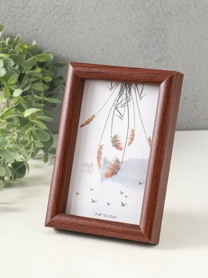 Фоторамка МДФ на 1 фото 10х15 см "Тёмный шоколад" 2,5х13х18 см