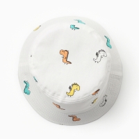 Панама Детская KAFTAN "Дино" р.50 молочный