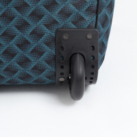 Сумка дорожная на колёсах, отдел на молнии, наружный карман, цвет серый