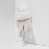 Брошь &laquo;Девочка&raquo; в рубашке, цветная в серебре