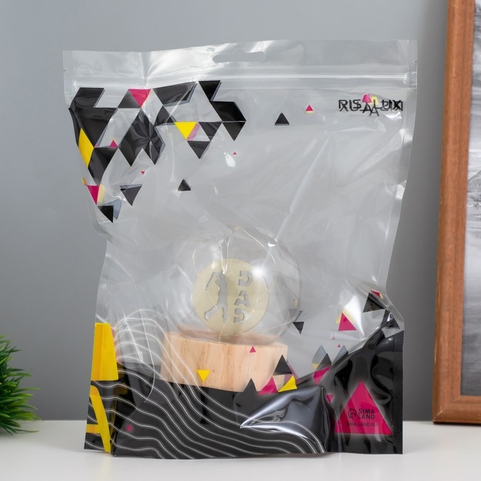 Ночник &laquo;Шар-папа&raquo; LED 3хAG10 шар 8см 6,5х6,5х11,5см