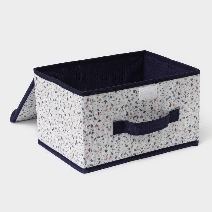 Короб для хранения Доляна &laquo;Мармелад&raquo;, 26&times;20&times;16 см, цвет белый