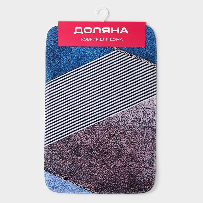 Коврик для ванной и туалета Доляна &laquo;Мелаж&raquo;, 40&times;60 см
