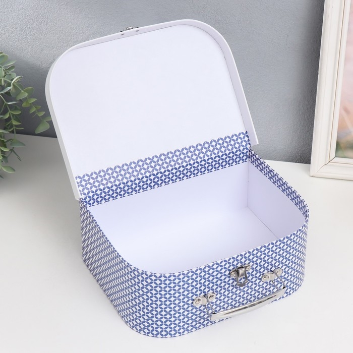 Шкатулка картон сундучок Шкатулка картон сундучок "Заяц-робот с гитарой" 25х10х18,5 см