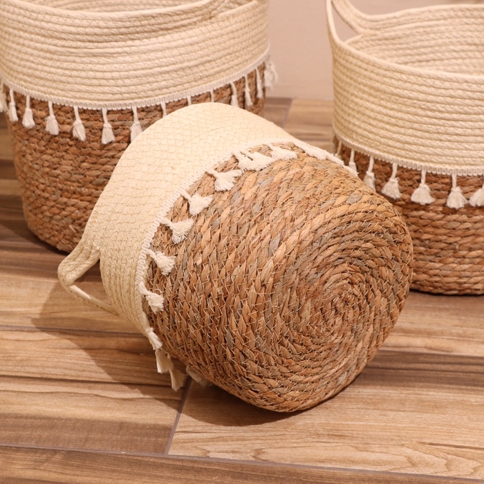 Набор плетёных корзин 3 шт, 31,5х29х26 см Набор плетёных корзин 3 шт, 31,5х29х26 см