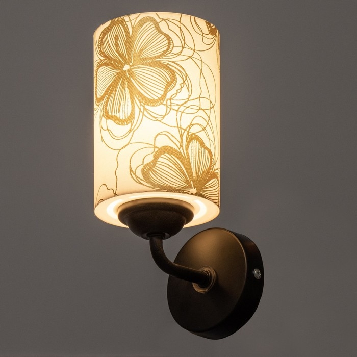 Бра "Меган" Е27 15Вт черный 8х19 см