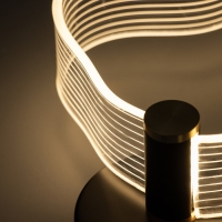 Бра "Сердце" LED 8Вт 3000-6000К черный 25х20х6см