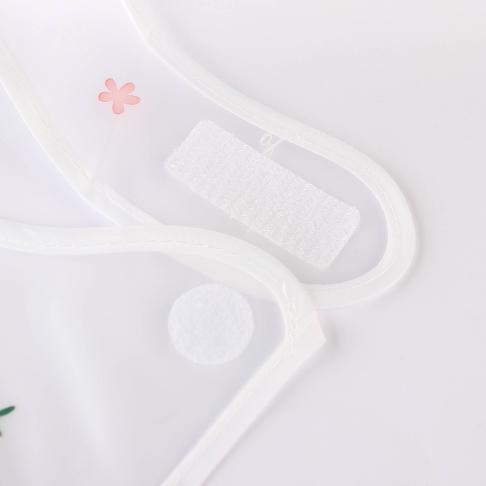 Нагрудник для кормления &laquo;Baby of nature&raquo; непромокаемый на липучке, с карманом