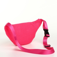 Поясная сумка на молнии, цвет розовый Поясная сумка на молнии, цвет розовый