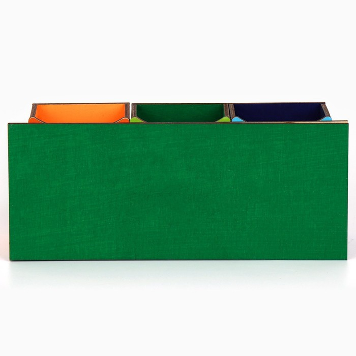 Органайзер для канцелярии тройной, на подставке &laquo;Сова&raquo;, 6,5 х 6,3 х 9,2 см