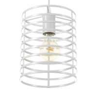 Светильник BayerLux "Цилиндр" 1х40Вт E27 белый 16х16х110 см.