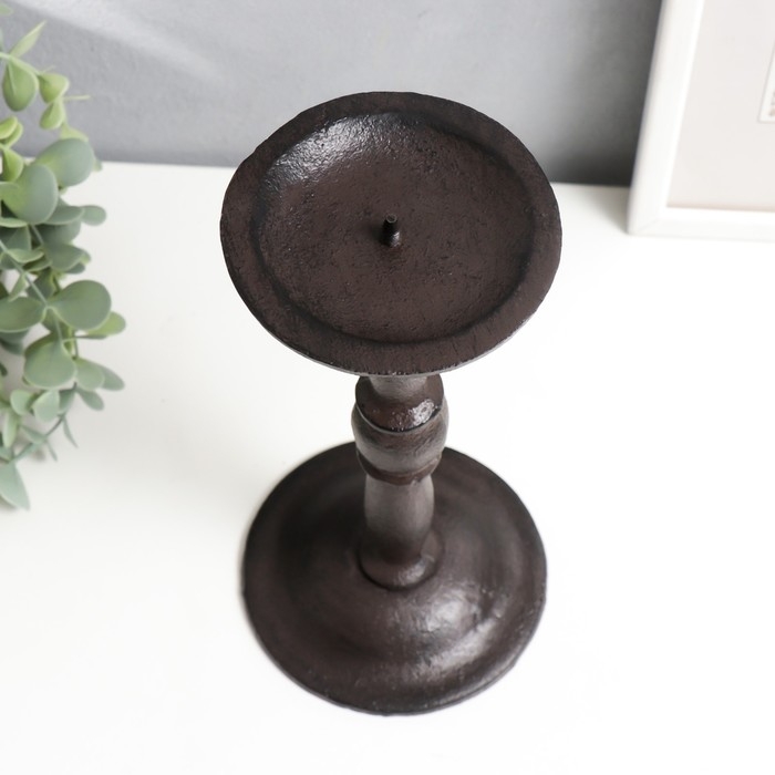 Подсвечник чугун на 1 свечу "Феодал" 24х12х12 см