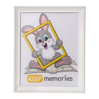 Фоторамка пластик L-1 20х25 см, белый