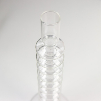 Подсвечник стекло на 1 свечу "Луаре" прозрачный 29х8,5х8,5 см