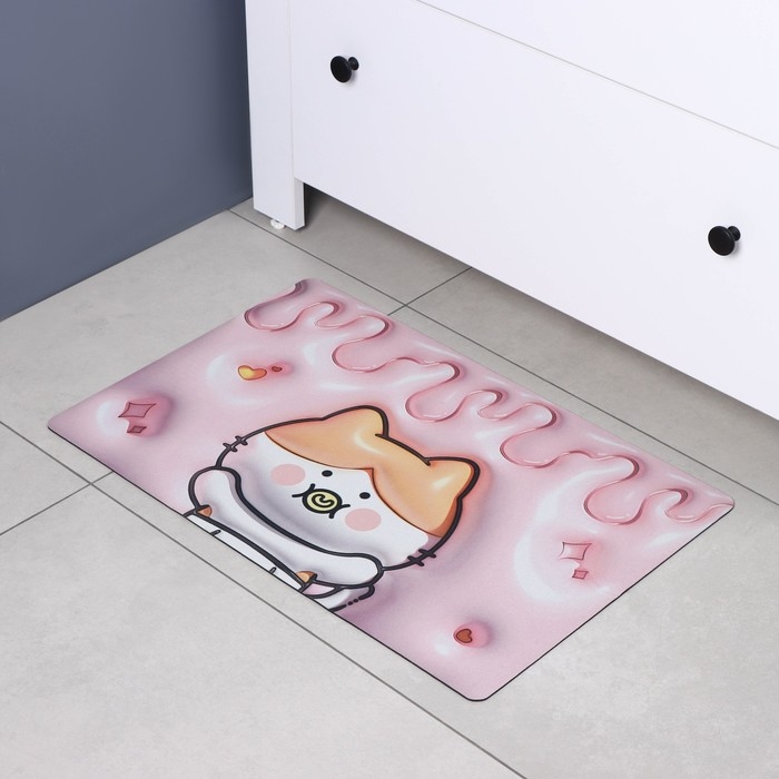 Коврик для дома Доляна Baby, влаговпитывающий, 40&times;60 см