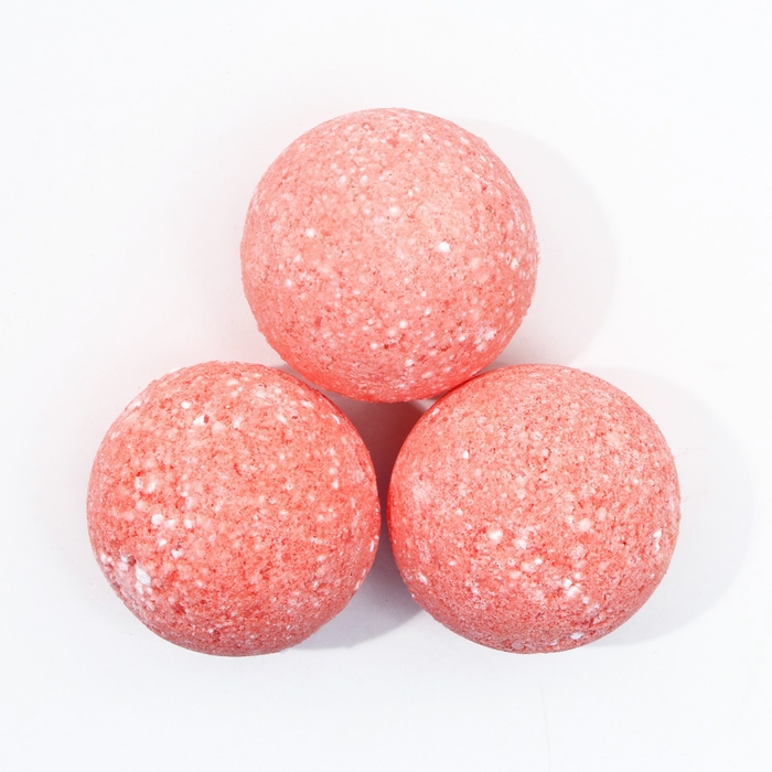 Подарочный набор косметики &laquo;Самой нежной&raquo;, бомбочки для ванны 3 х 40 г, аромат дикой розы, ЧИСТОЕ СЧАСТЬЕ