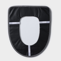 Чехол на сиденье для унитаза на липучках &laquo;Цветы&raquo;, 35&times;45 см, цвет МИКС