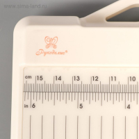 Резак для бумаги гильотинный “Рукоделие” 22см Резак для бумаги гильотинный “Рукоделие” 22см